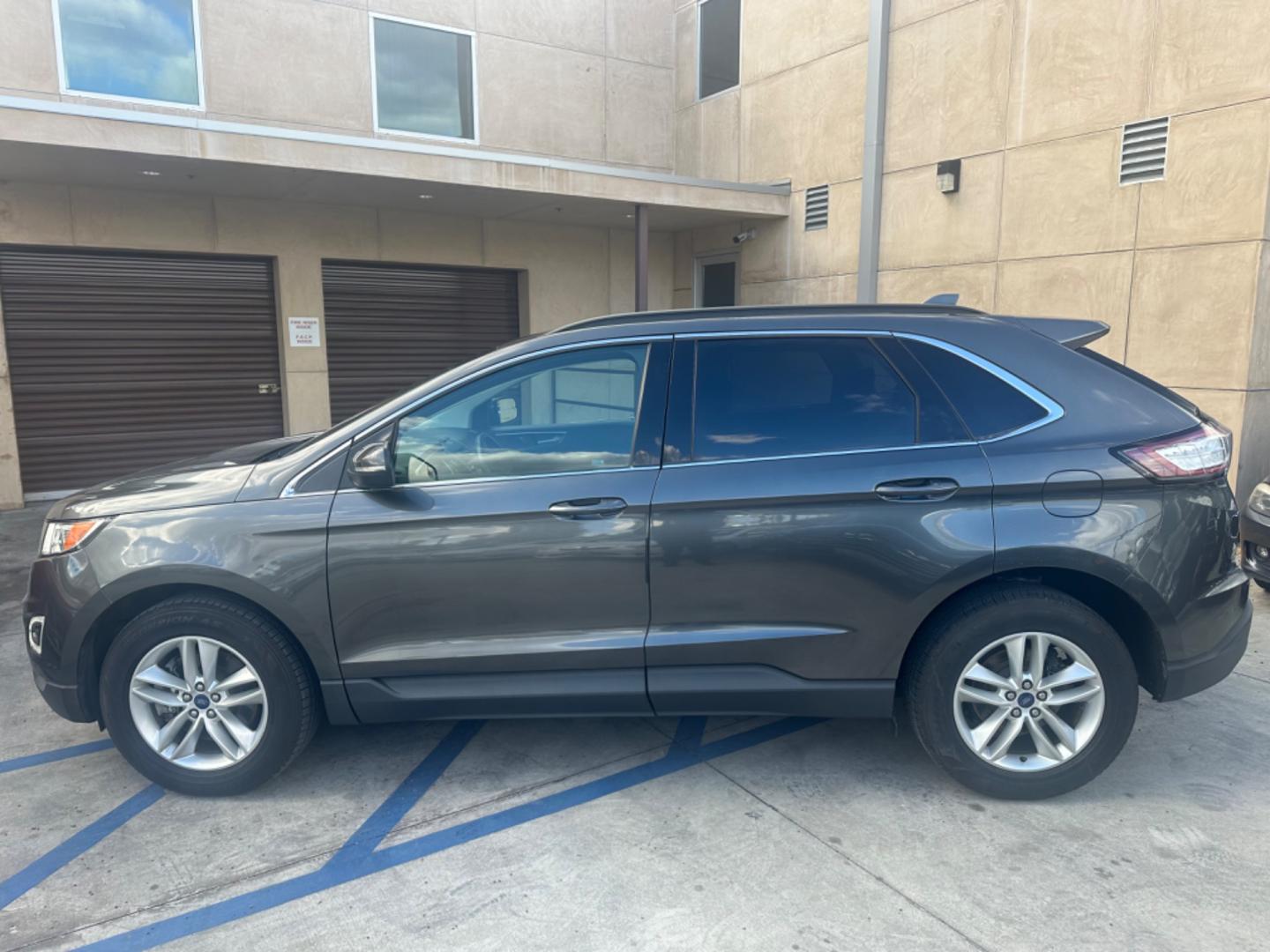 2016 Gray /Black Ford Edge SEL AWD (2FMPK4J93GB) with an 2.0L L4 DOHC 16V engine, 6A transmission, located at 30 S. Berkeley Avenue, Pasadena, CA, 91107, (626) 248-7567, 34.145447, -118.109398 - Photo#1